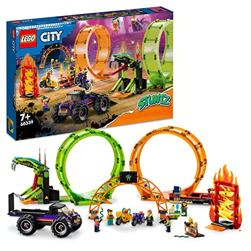 LEGO 60339 City Stuntz Arena delle Acrobazie, Monster Truck