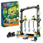 LEGO 60341 City Stuntz Sfida Acrobatica KO, Moto Giocattolo Carica e Vai con Minifigure