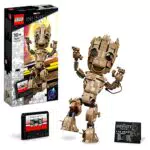 LEGO 76217 Marvel Io Sono Grootet Costruzioni con Modellino Marvel dei Guardiani della Galassiaupereroe Giocattolo