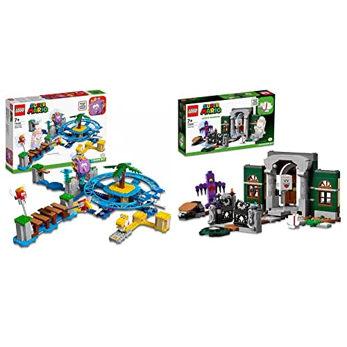 LEGO Super Mario Spiaggia del Ricciospino Gigante Pack di Espansione & Super Mario Atrio di Luigi’s Mansion Pack di Espansione