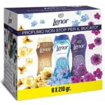 Lenor Profumatore Bucato Perle Profumate Lavatrice, 6 x 210 g