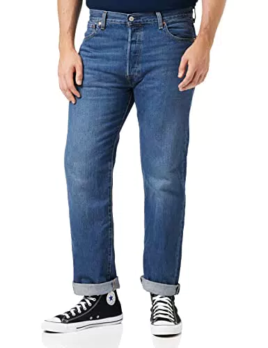 Levi's 501 Original Jeans, Z0903 Medium Indigo, Uomo