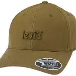 Levi's Poster con Logo Flexfit cap Cappellino, Verde