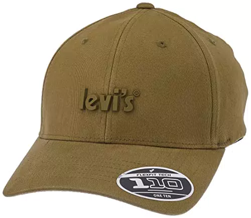 Levi's Poster con Logo Flexfit cap Cappellino, Verde