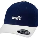 Levi's Poster Logo Flexfit cap Cappello, Blu Navy, Taglia Unica Unisex-Adulto