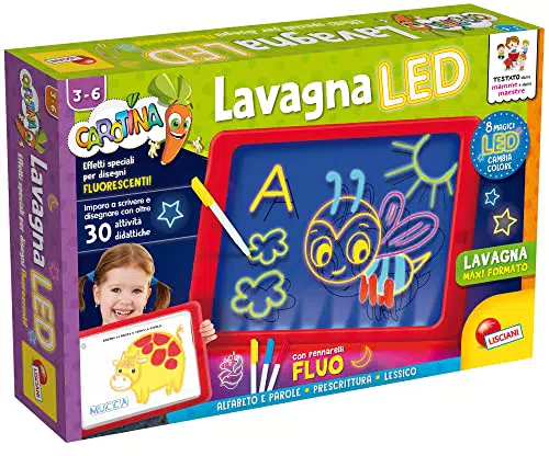 Liscianigiochi 77441 Gioco Carotina Lavagna Led 2019