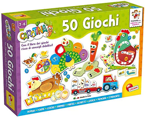 Lisciani giochi Carotina 50 Giochi Per Bambini