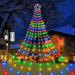 litogo 324 LED Luci di Natale da Esterno con Stella