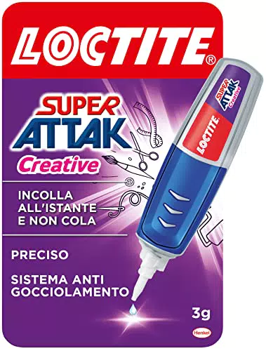 Loctite Super Attak Creative, Colla liquida trasparente con applicatore a penna