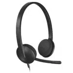 Logitech H340 Cuffie Cablate per Computer, nero