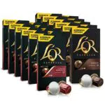 L'OR 200 Capsule Capsule Caffè Espresso Barista - Intensità 13 Capsule Caffè Espresso Forza - Intensità 9 - Compatibili con Macchine Nespresso