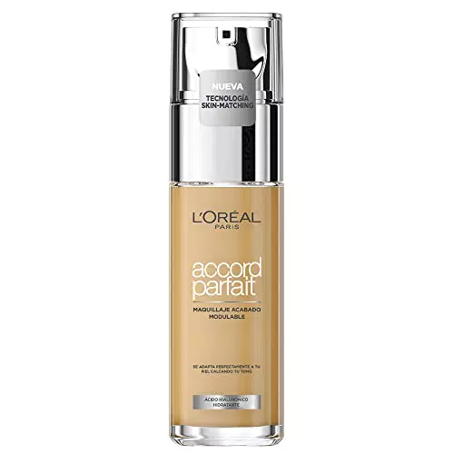 L'Oréal Paris Fondotinta Liquido, Idratazione 24H, 7R/C Rose Amber