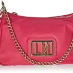 Love Moschino borsa a spalla Lm plaque donna fucsia
