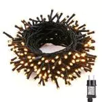 NEXVIN Luci Albero di Natale Bianco Caldo Catena luminosa 20M 200 LEDuci di Natale con 8 modalità