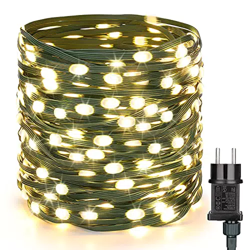Luci Albero Di Natale, BrizLabs 200 LED 22M