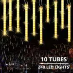 Luci Della Pioggia di Meteore, Joomer 10 Tubi 240 LED