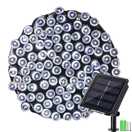 Luci Natale Esterno Solare - NEXVIN 20M 200 LED Catena Luminosa Esterno Solare Impermeabile