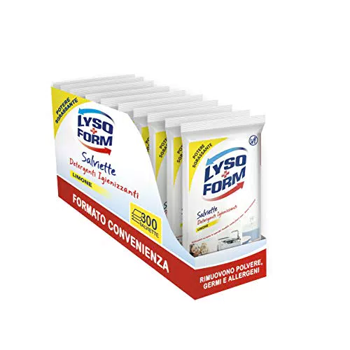 Lysoform Salviette Igienizzanti per Superfici alla fragranza di Limone
