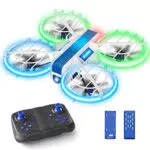 M1 Mini Drone con Luci per Bambini, Elicottero RC con Modalità Senza Testa