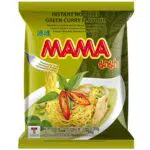 Mama Instant Noodles Al Curry Verde 30X55 Grammo - 1650 g