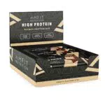 Marchio Amazon- Amfit Nutrition Barretta proteica a basso contenuto di zuccheri - arachidi - Confezione da 6