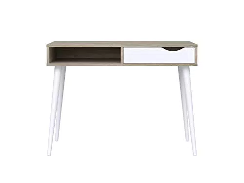 Marchio Amazon - Movian, scrivania con 1 cassetto in stile scandinavo