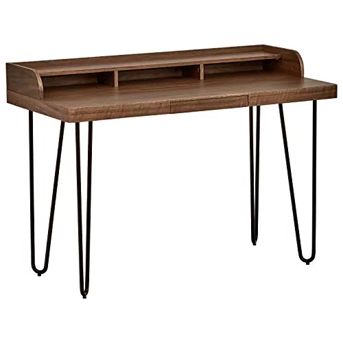 Marchio Amazon - Rivet, scrivania in legno e metallo