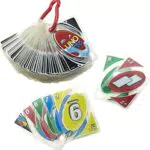 Mattel Games- UNO H20, Carte Resistenti all'Acqua con Clip