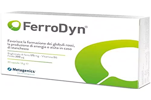 Metagenics Integratore Alimentare Ferrodyn Hi, 30 Capsule