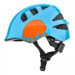 meteor Casco Bici ideale per bambini e adolescenti Caschi perfetto per Downhill Enduro Ciclismo MTB Scooter Helmet Ideale per Tutte Le Forme di attività in Bicicletta TR BLUE)