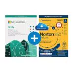 Microsoft 365 Family Fino a 6 persone - Per PC/Mac/tablet/cellulari Abbonamento di 12 + 3 mesi - codice via email + Norton 360 Deluxe 5 dispositivI abbonamento 15 mesi codice via email