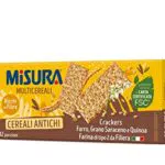 Misura Crackers ai Cereali Multigrain - Farro, Grano Saraceno e Quinoa - Confezione da 350 grammi