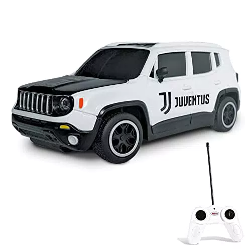 Mondo Motors- Jeep Renegade F.C. Juventus - auto Radiocomandata -Colore Bianco Nero - Scala 1:24 - 63555