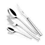 Monix Génova - Set di posate da 24 pezzi con coltello da bistecca
