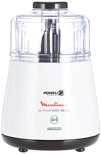 Moulinex DPA141 La Moulinette Tritatutto Elettrico, Adatto per Tutti i Tuoi Alimenti 1000 W