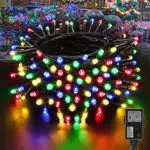 Moxled Luci Albero di Natale Colorate Catena luminosa 10M 100 LEDuci di Natale con 8 Modalità