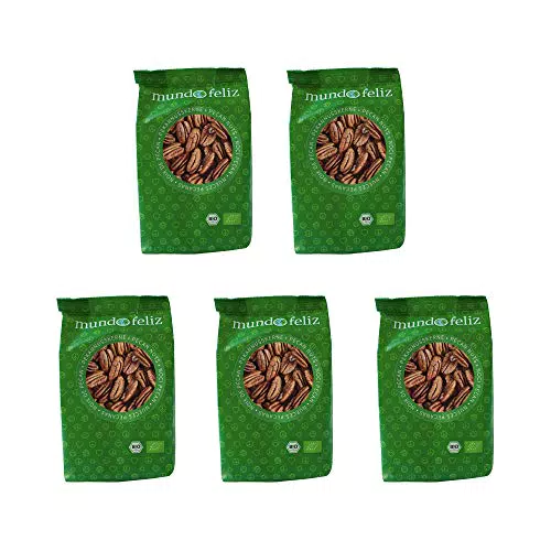 Mundo Feliz, Noci Pecan Biologiche, 5 X 100 g