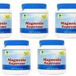 Natural Point Magnesio Supremo 300 gr - Antistress ed Antistanchezza - 5 Confezioni da 300 grammi