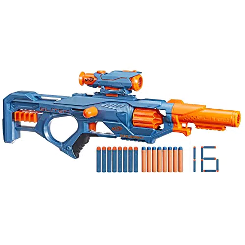 Nerf Elite 2.0, blaster Eaglepoint RD-8, tamburo da 8 dardi