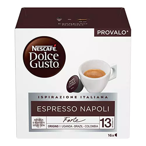 NESCAFÉ DOLCE GUSTO Espresso Napoli Caffè, 6 Confezioni da 16 capsule