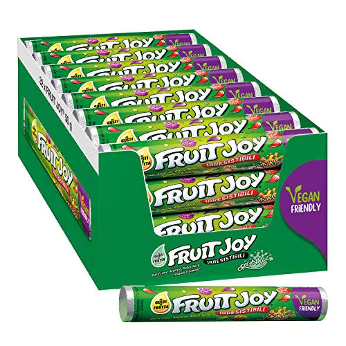 Nestlé Fruit Joy ORIGINAL Caramelle Gommose Vegan Friendly ai Gusti Frutta