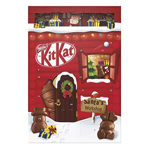 NESTLÉ KIT KAT CALENDARIO DELL'AVVENTO Snack di cioccolato e cioccolatini al latte 208g