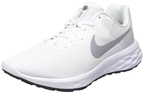 Nike Revolution 6 Next Naturecarpe da Correre Uomo, Bianco
