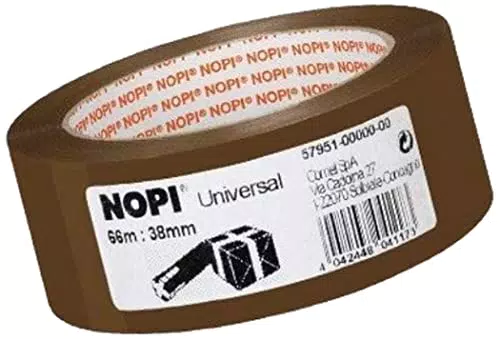 NOPI Nastro Adesivo per Pacchi, per Imballaggi e Sigillature