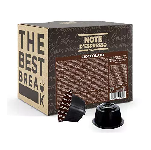 Note D'Espresso Cioccolato, Capsule Compatibili Soltanto con Sistema NESCAFE DOLCE GUSTO