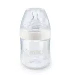 NUK Nature Sense Baby Bottle, 0-6 Months Silocone Teat