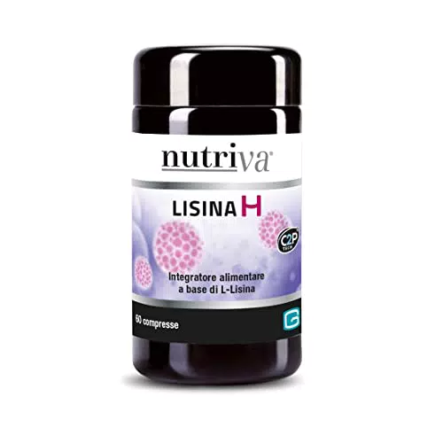 Nutriva Lisina H, Integratore Alimentare a base di Lisina (60 compresse)