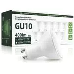 OGADA GU10 Lampadine LED, 5W Equivalenti a 40W, 400 lumenuce Bianca Calda 3000K