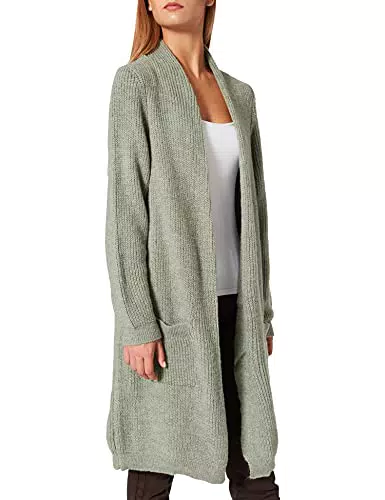 Only ONLJADE L/S Cardigan Knt Noos Maglione, Granito Verde Dettaglio: mélange