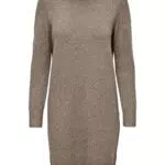Only Onlrica Life L/S-Abito con Scollo a O, Knt Noos Miniarrone/Dettaglio: mélange